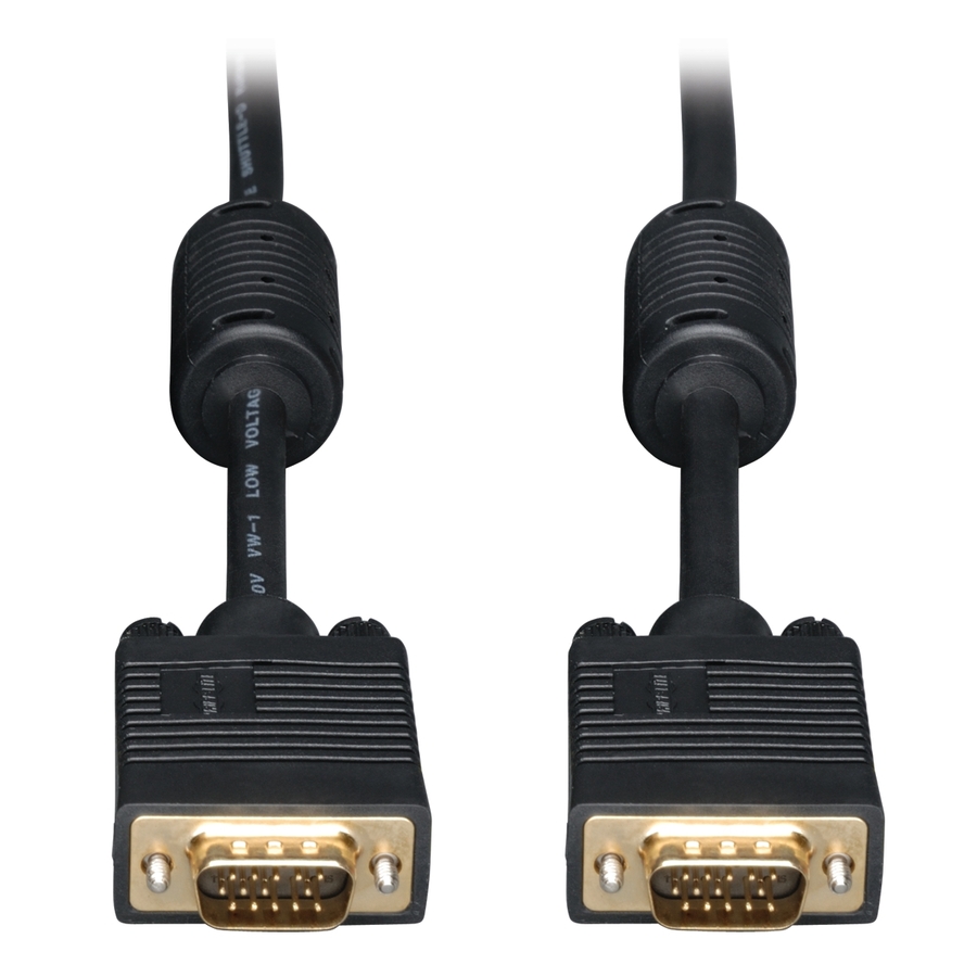 Eaton Tripp Lite Series VGA High-Resolution RGB Coaxial Cable (HD15 M/M), 35 ft. (10.67 m)