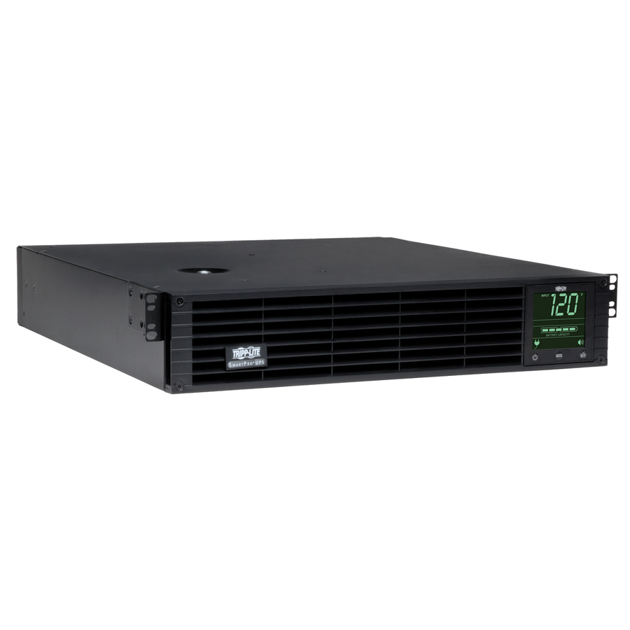 Eaton Tripp Lite Series TAA-Compliant SmartPro 120V 3kVA 2.25kW Line-Interactive Sine Wave UPS, 2U Rack/Tower, Extended Run, Pre-Installed WEBCARDLX Network Interface, LCD, USB, DB9 Serial