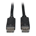 Eaton Tripp Lite Series DisplayPort Cable with Latches, 4K @ 30 Hz, (M/M) 30 ft. (9.14 m)