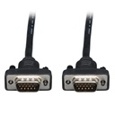 Eaton Tripp Lite Series Low-Profile VGA High-Resolution RGB Coaxial Cable (HD15 M/M), 50 ft. (15.24 m)