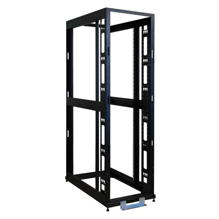 Tripp Lite by Eaton 42U Standard-Depth 4-Post Premium Open Frame Rack - No Doors Side Panels or Top Panel