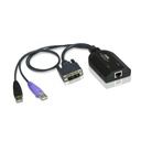 ATEN DVI USB Virtual Media KVM Adapter Cable with Smart Card Reader (CPU Module)-TAA Compliant