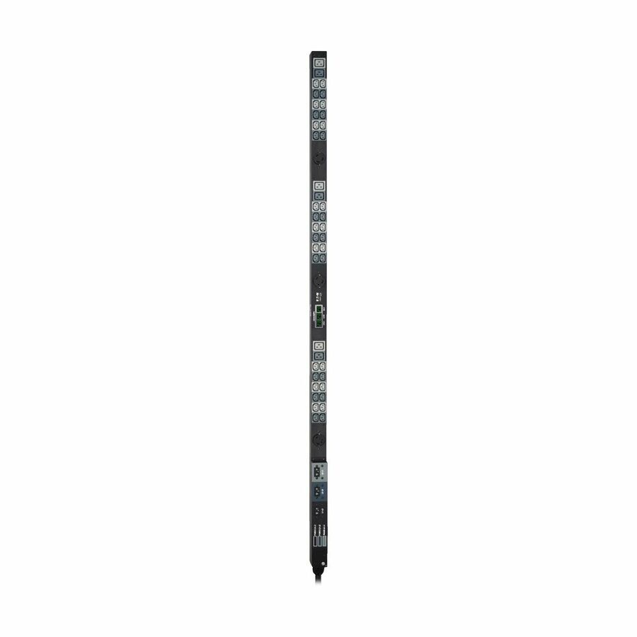 Eaton Tripp Lite Series 14.4kW 3-Phase Local Metered PDU, 208V Outlets (36 C13, 6 C19, 3 L6-30R) Hubbell 50A CS8365C, 6 ft. (1.83 m) Cord, 0U Vertical, TAA