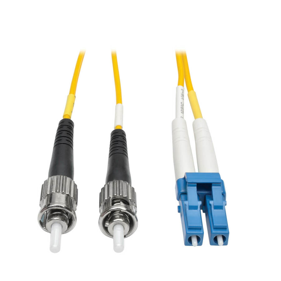 Tripp Lite by Eaton 3M Duplex Singlemode 9/125 Fiber Optic Patch Cable LC/ST 10' 10ft 3 Meter