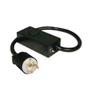 Tripp Lite by Eaton Power Extension Cord NEMA L5-30P to NEMA L5-20R Extension Cord with Breaker - 20A 120V 10 AWG 2 ft. (0.61 m) Black