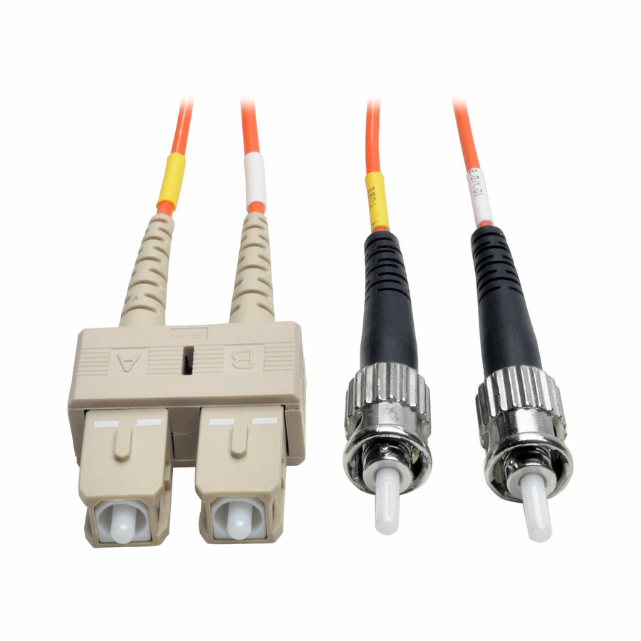 Tripp Lite by Eaton 2M Duplex Multimode 50/125 Fiber Optic Patch Cable SC/ST 6' 6ft 2 Meter