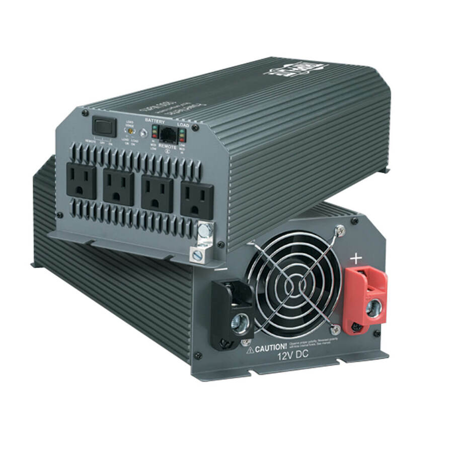 Eaton Tripp Lite Series 1000W PowerVerter Compact Inverter for Trucks with 4 Outlets