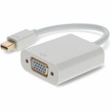 AddOn 5-Pack of Lenovo® 0A36536 Compatible Mini-DisplayPort 1.1 Male to VGA Female Black Adapters Which Supports Intel® Thunderbolt For Resolution Up to 1920x1200 (WUXGA)