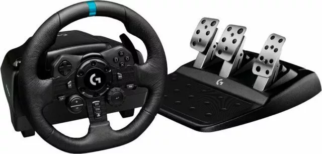 Logitech G923 Gaming Pedal/Steering Wheel - USB, PC, PlayStation 4/5