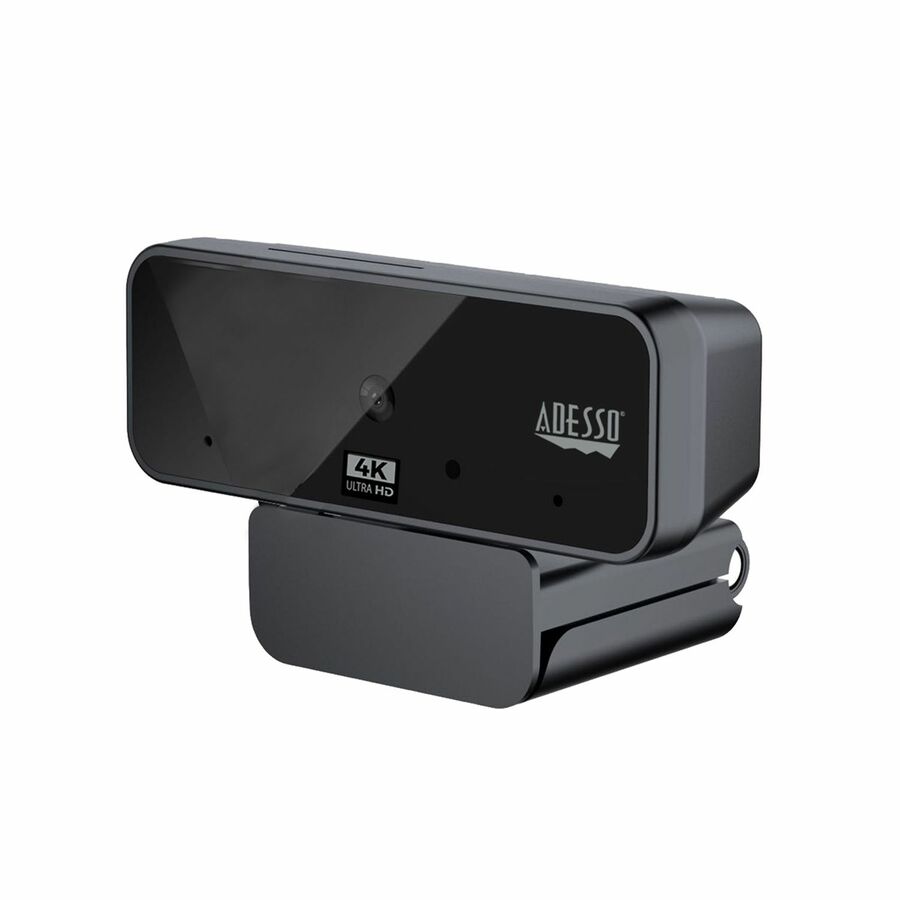 [05AdessoUSB4K] Adesso CyberTrack H6 4K Ultra HD Webcam - 8 Megapixel - 30 fps - USB 2.0 - Fixed Focus - Tripod mount - Privacy shutter