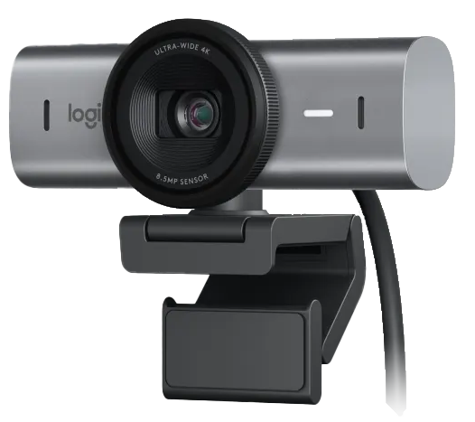 Logitech MX Brio 705 for Business webcam 8.5 MP 4096 x 2160 pixels USB 3.2 Gen 1 (3.1 Gen 1) Aluminium, Black