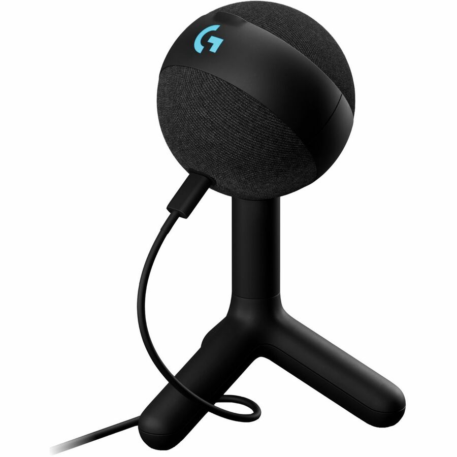 [30YetiCond] Blue Yeti Condenser Microphone for Gaming, Live Streaming - Black