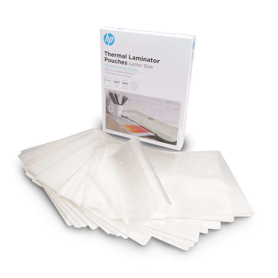 HP S200 Laminator Letter Size Pouches
