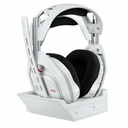 Logitech G Astro A50 LIGHTSPEED Wireless Gaming Headset + Base Station (Gen 5), PRO-G GRAPHENE, 3-System Switching, USB-C to Xbox, PS5, PC/Mac or Nintendo Switch, Bluetooth - White