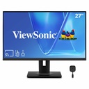 ViewSonic VG2748N 27 Inch 1080p Monitor, IPS Display with Wireless Casting and AirPlay for Smooth Home and Office Productivity, Advanced Ergonomics, USB-C, USB Hub, DisplayPort, and HDMI Inputs