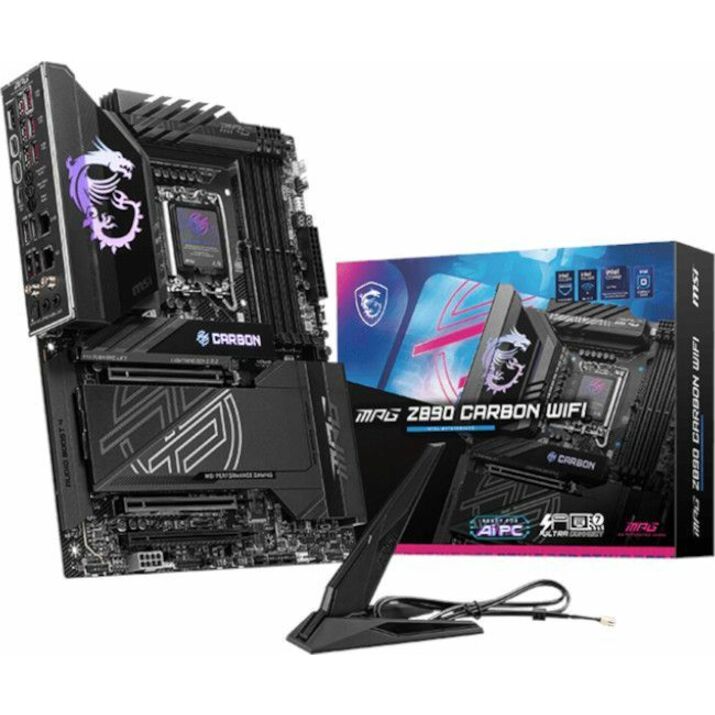 MSI MPG Z890 CARBON ATX GAMING MOTHERBOARD LGA 1851 for Intel Core Ultra CPU