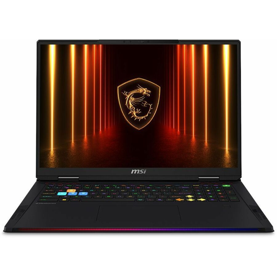 MSI Raider 18 HX AI A2XWJG-069US 18" Gaming Notebook - UHD+ - 120 Hz - Intel Core Ultra 9 285HX - 64 GB - 2 TB SSD - Core Black