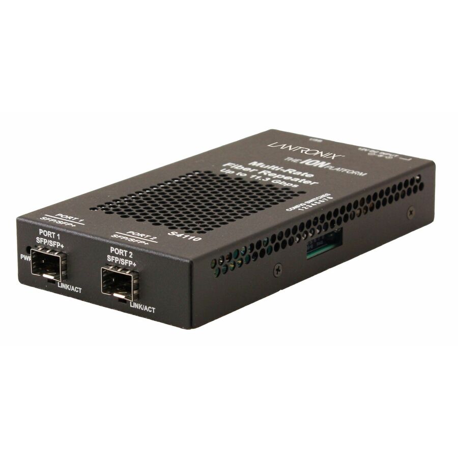 Stand-alone Fiber to Fiber Media Converter SFP+ to SFP+ for Data Rates from 1 Gbps to 11.5 Gbps