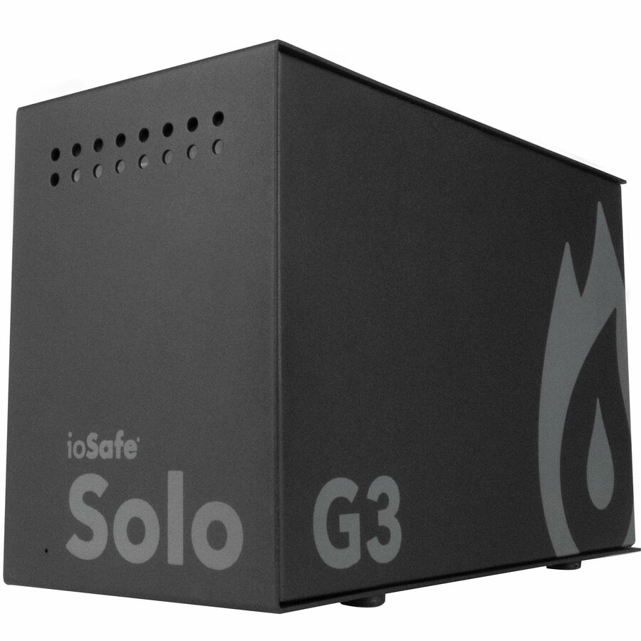 ioSafe Solo G3 Black Edition 4 TB Desktop Hard Drive - External - Black