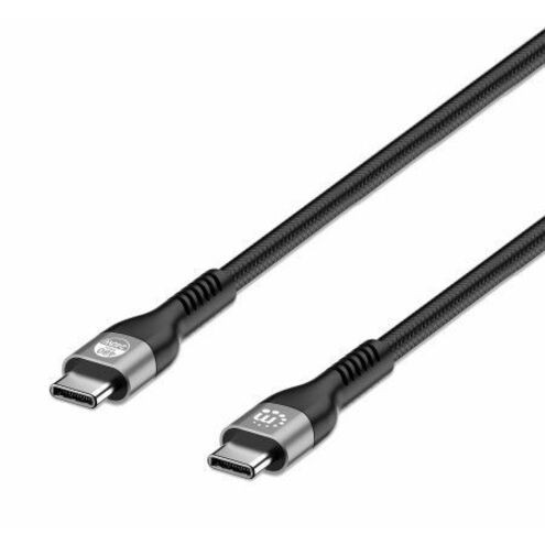 USB-C to USB-C Cable (240W), 2m, Male to Male, 480 Mbps (USB 2.0), Extended Power Range (EPR) charging up to 240W (Note additional USB-C 240W wall charger needed), Black, Lifetime Warranty