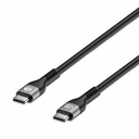 USB-C to USB-C Cable (240W), 2m, Male to Male, 480 Mbps (USB 2.0), Extended Power Range (EPR) charging up to 240W (Note additional USB-C 240W wall charger needed), Black, Lifetime Warranty