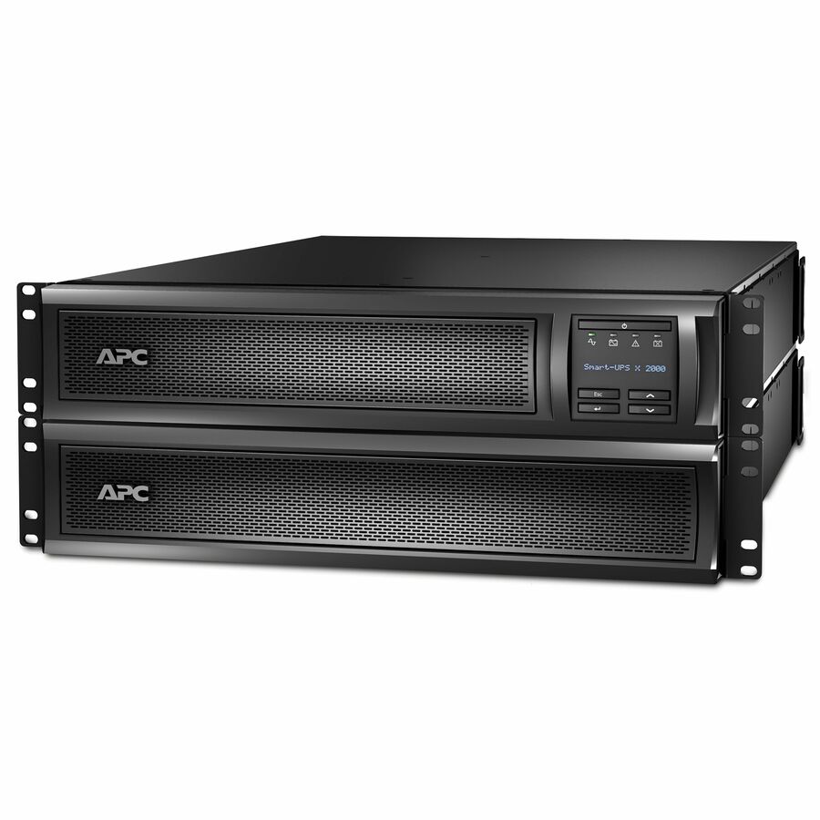 APC Smart-UPS X, Line Interactive, 2000VA,Rack/tower convertible 2U, 100V-127V, 3x 5-15R+3x 5-20R+1x L5-20R NEMA,NMC,Extended runtime,10 Ft input cord