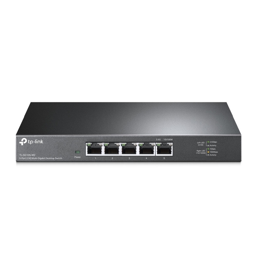 TP-Link TL-SG105-M2 - 5-Port Multi-Gigabit Unmanaged Network Switch