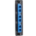 Black Box Low-Density Singlemode Fiber Adapter Panel - Ceramic Sleeve