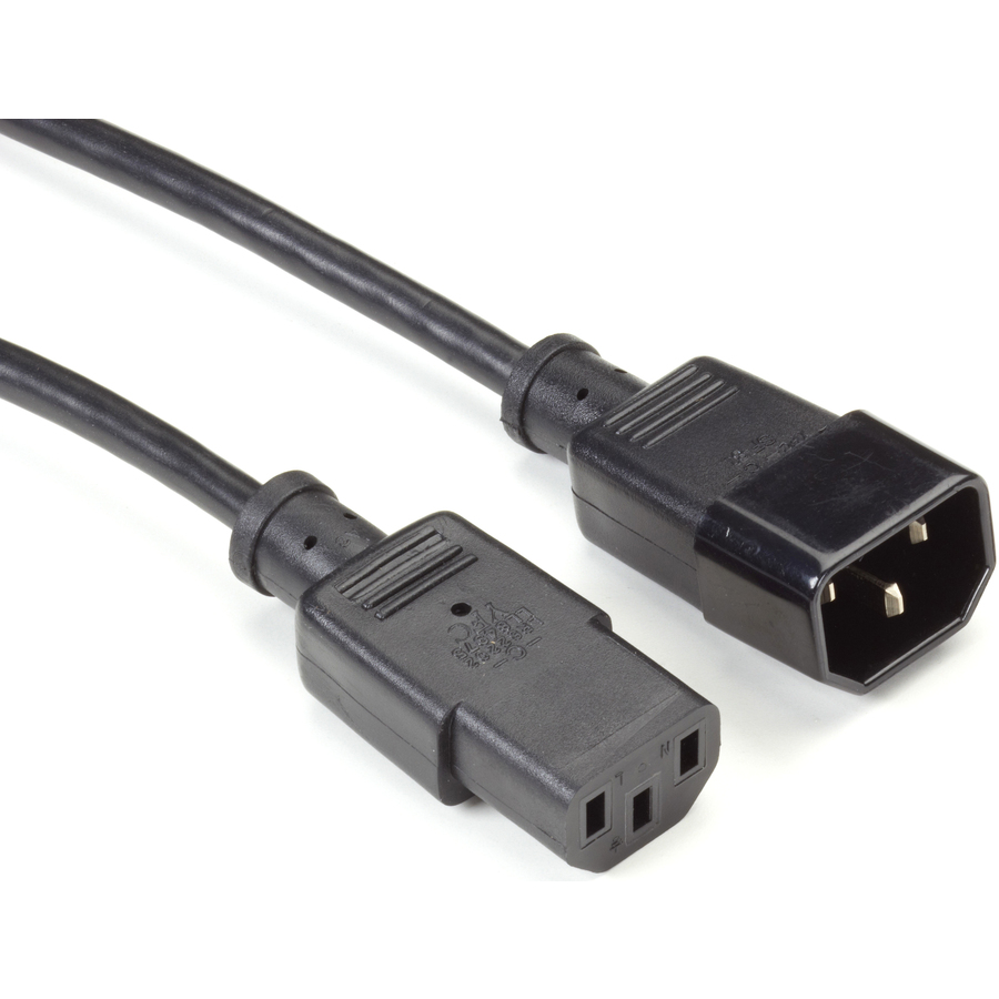 Black Box Power Cord - IEC-60320-C13 to IEC-60320-C14, 6-ft. (1.8-m)