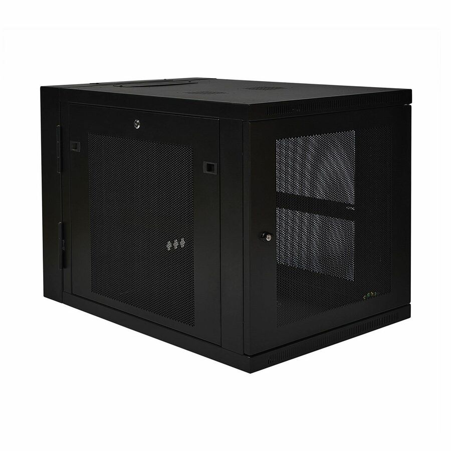 Tripp Lite by Eaton SmartRack 12U Server-Depth Wall-Mount Small Rack Enclosure Hinged Back