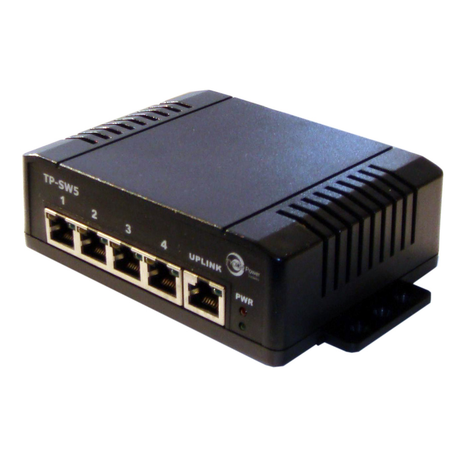 Tycon Power Universal Voltage 10/100 POE Switch