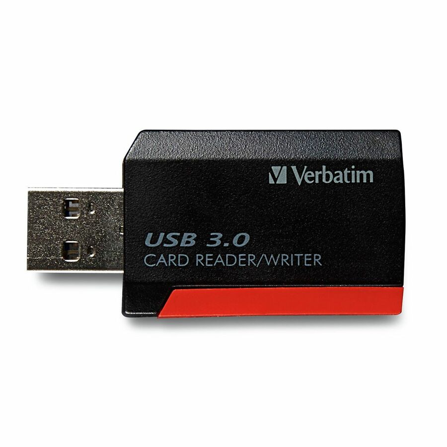 Verbatim Pocket Card Reader, USB 3.0 - Black