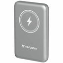 Verbatim Charge 'n' Go Magnetic Wireless Power Bank 10000 mAh - Grey