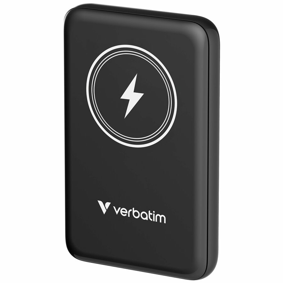 Verbatim Charge 'n' Go Magnetic Wireless Power Bank 10000 mAh - Black