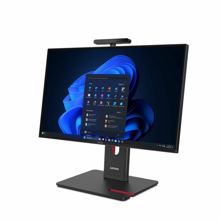 Lenovo ThinkCentre M90a Gen 6 13AT0004US All-in-One Computer - Intel Core Ultra 5 2nd Gen 225 - 16 GB - 512 GB SSD - 23.8" Full HD - Desktop - Black