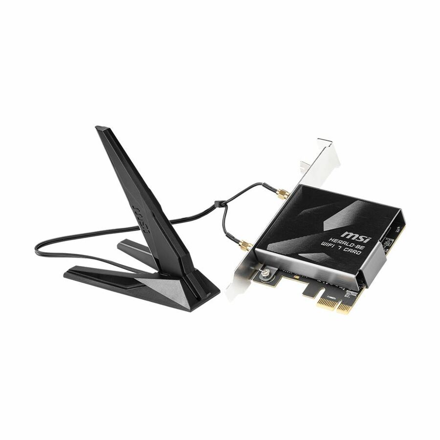 MSI HERALD-BE IEEE 802.11be Bluetooth 5.4 Tri Band Wi-Fi/Bluetooth Combo Adapter