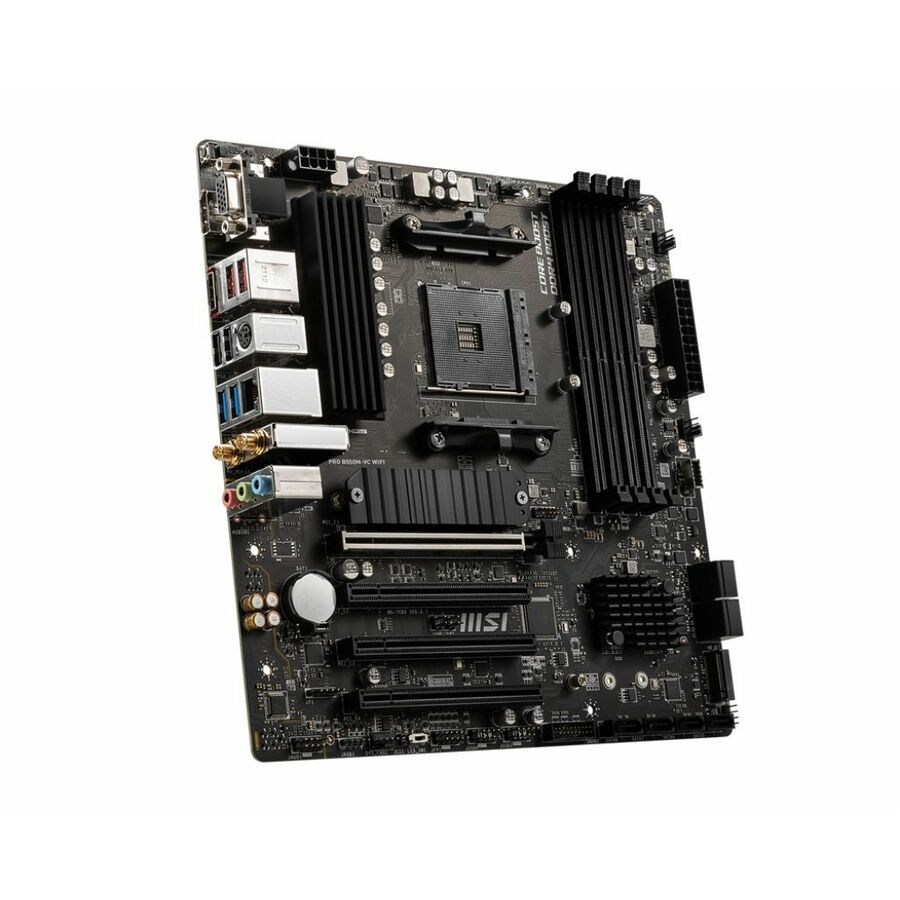 MSI B550M-VC WIFI Gaming Desktop Motherboard - AMD B550 Chipset - Socket AM4 - Micro ATX