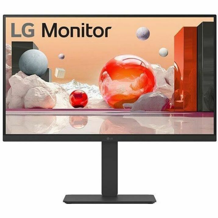 LG 27BA850-B 27" Class Webcam Full HD LCD Monitor - 16:9 - Matte Black