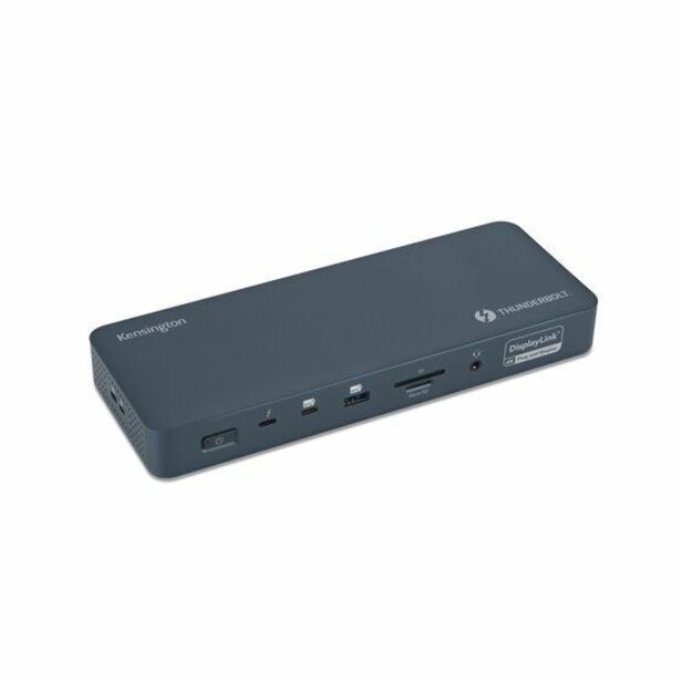 Kensington SD5900T Thunderbolt 4 USB4 USB-C Quad 4K Docking Station with DisplayLink - 100W Power Delivery