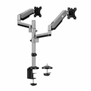 SIIG Dual Stacked Monitor Arm Desk Mount - 17" - 32" - Max Load 19.8 lbs for each arm - VESA 75/100mm