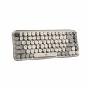 Logitech POP Keys Mechanical Wireless Keyboard with Customizable Emoji Keys, Compact Design, Bluetooth, Mist