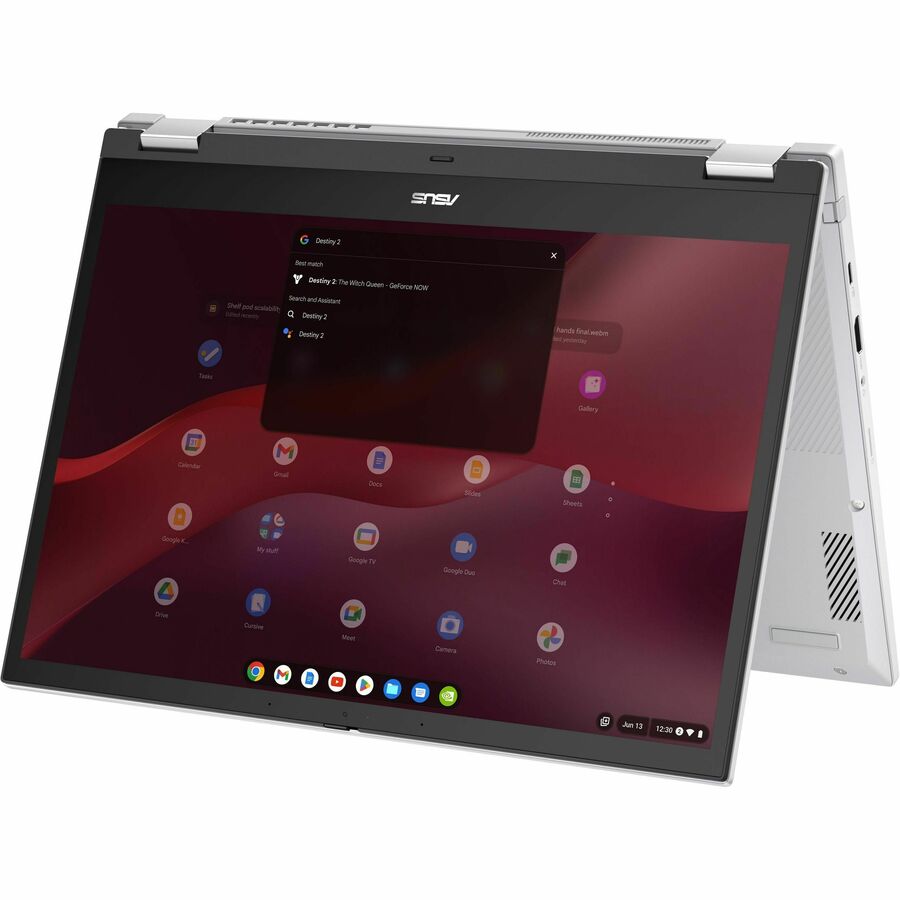 Asus Chromebook Vibe CX34 Flip CX3401FBA-GE762T-S 14" Touchscreen Convertible 2 in 1 Chromebook - WUXGA - 144 Hz - Intel Core i7 12th Gen i7-1255U - 16 GB - 512 GB SSD - Pearl White