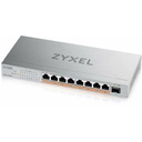 Zyxel 8-Port 2.5Gb MultiGig PoE Ethernet POE++ (60W) Switch | 5 x 100/1G/2.5G Ports + 1 x 10G SFP+ | 8 x PoE Port | 100W Budget | Plug & Play | Desktop or Wall-Mount | Lifetime Warranty | XMG-105HP