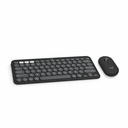 Logitech Pebble 2 Combo for Mac, Wireless Keyboard and Mouse, Slim, Quiet and Portable, Customizable, Tonal Graphite
