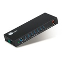 SIIG 10 Port Industrial USB 3.1 Gen 1 Hub with Dual USB-C & 65W Charging