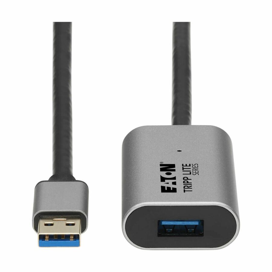 Eaton Tripp Lite Series USB 3.2 Gen 1 Active Extension Repeater Cable (A M/F), Aluminum Housing, 10 m (32.8 ft.)
