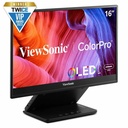 ViewSonic VP16-OLED 15.6 Inch 1080p ColorPro Monitor, OLED Display with Pantone Validated Color Accuracy for Immersive Second Screen Productivity, Advanced Ergonomics, 40W USB-C, and mini HDMI Inputs