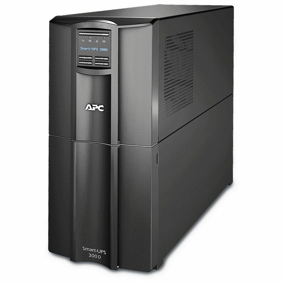 APC Smart-UPS, Line Interactive, 3kVA, Tower, 120V, 8 NEMA 5-15R+2 NEMA 5-20R outlets, SmartConnect Port+SmartSlot, AVR, LCD