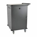 Tripp Lite by Eaton Multi-Device Charging Cart 36 AC Outlets Chromebooks and Laptops Black