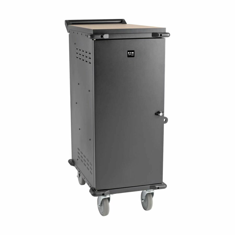 Eaton Tripp Lite Series 21-Device AC Charging Cart for Laptops and Chromebooks - 120V, NEMA 5-15P, 10 ft. (3.05 m) Cord, Black